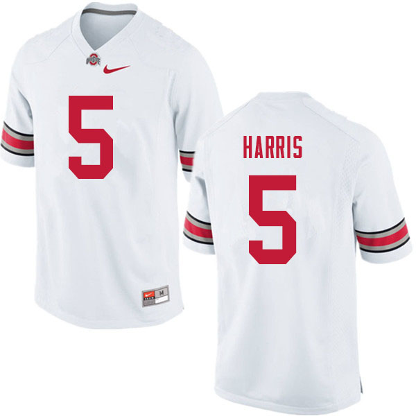 Men #5 Jaylen Harris Ohio State Buckeyes College Football Jerseys Sale-White